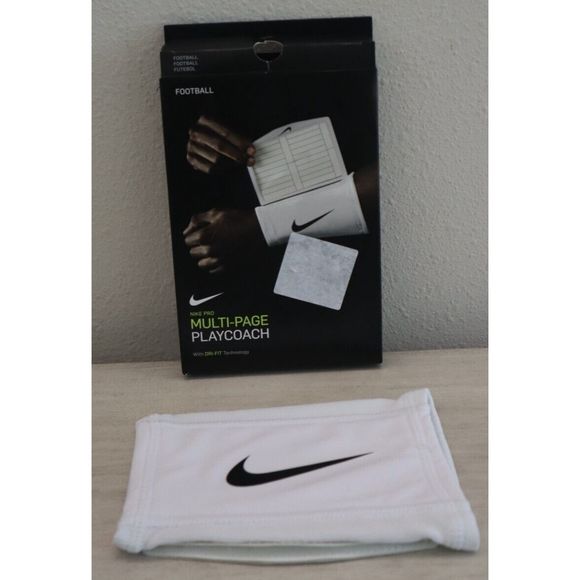 Nike Pro N.FN.29.101 Unisex Adult Sz OSFM White Multi-Page Football Playcoach - Picture 2 of 4